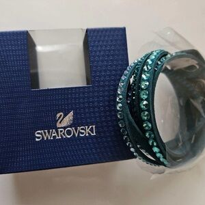 BNIB, RETIRED, Authentic Swarovski Slake Deluxe Wrap Bracelet ( choker ).